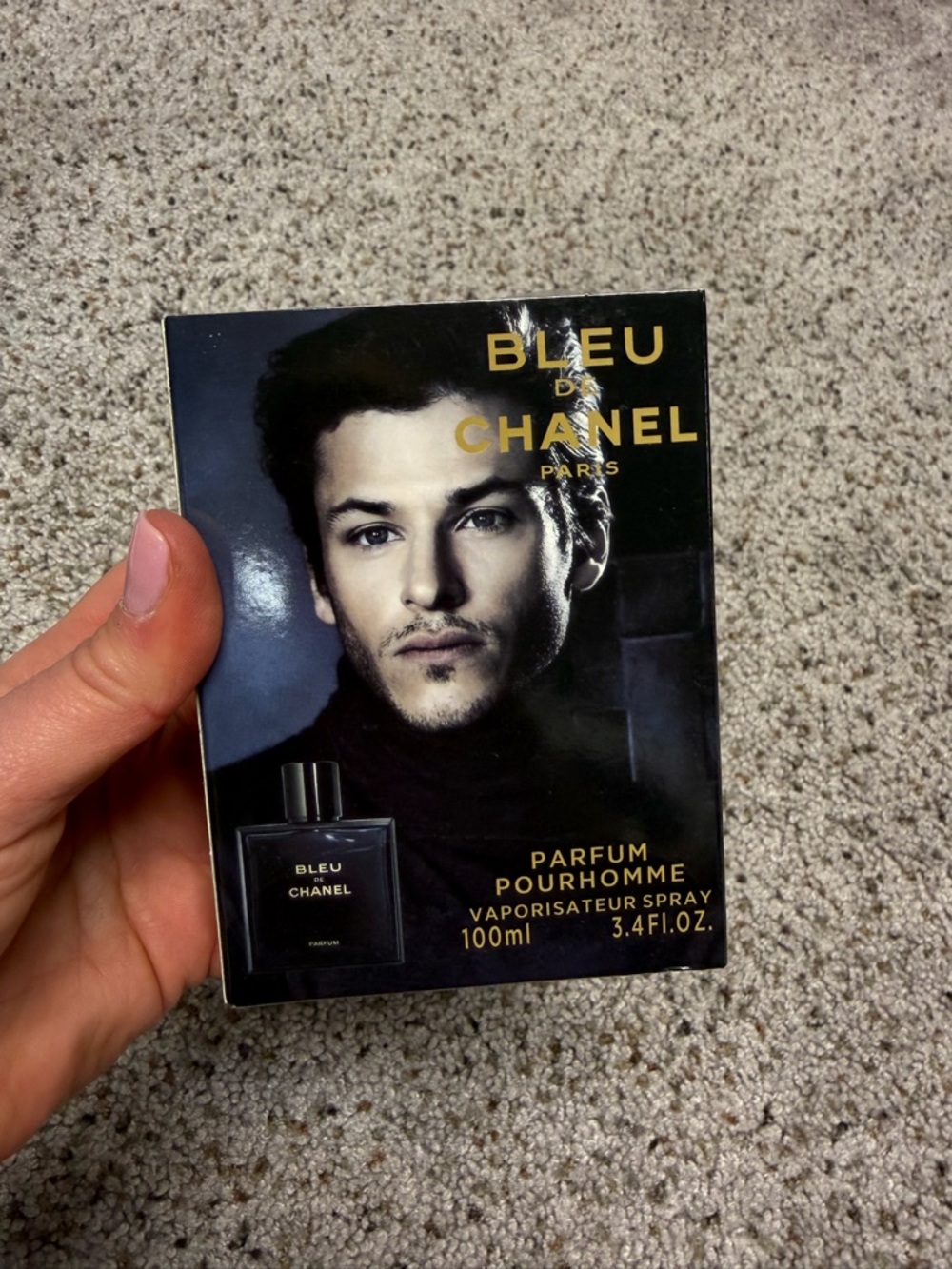CHANEL Bleu de Chanel Parfum Pour Homme - Black and Gold Accents
